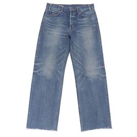 Céline Celine Button Fly Jeans aus Baumwolle Blau Andere
