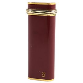 Isqueiro Lacquer Trinity da Cartier Marrom