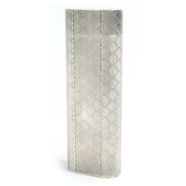 Cartier Oval lattice pattern Lighter Smoking Accessories Silvery