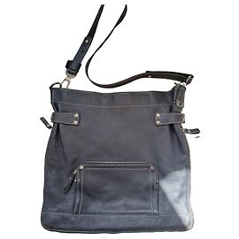 Longchamp Black Leather Shoulder Bag Black