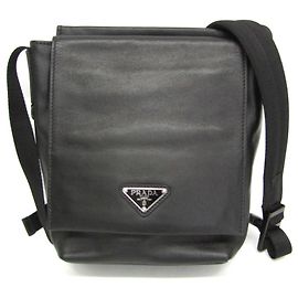 Borsa a Spalla in Pelle Prada Nero