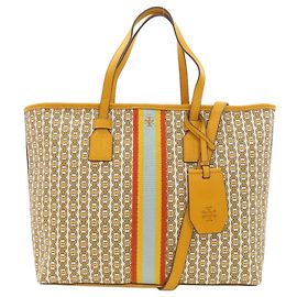 Tory Burch Gemini Link 2-Way Tote Bag Yellow