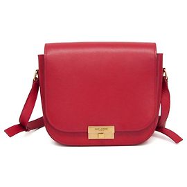 Borsa a Spalla in Pelle Betty Yves Saint Laurent Rosso