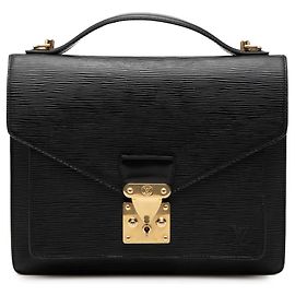 Louis Vuitton Monceau 28 in Epi Nero Nero