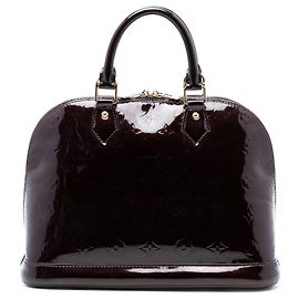 Louis Vuitton Alma PM en Vernis Monogram Púrpura Otro Púrpura