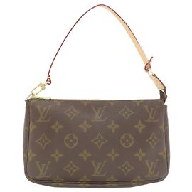 Pochette Monogram Louis Vuitton Marron Monogramme