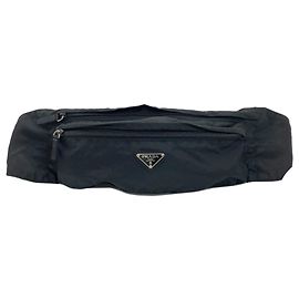 Borsa a tracolla in nylon nero Prada Nero