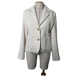 Autre Marque Skall Studio Claire Wool Blazer White White