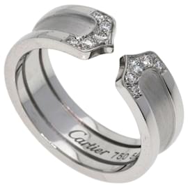 Cartier C2 Diamond Ring White