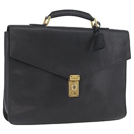 Bolso de negocios clásico Chanel Negro