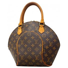 Louis Vuitton Monogram Ellipse PM Handbag Brown