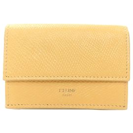 Céline Billetera bi-fold Celine amarilla Amarillo