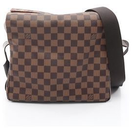 Bolsa de Ombro Naviglio Louis Vuitton Marrom