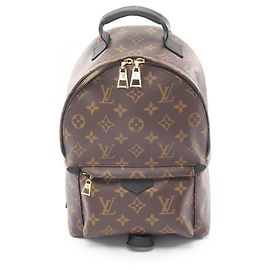 Zaino/borsa Palm Springs PM di Louis Vuitton Marrone Nero