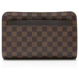 Pochette Saint Louis Damier Ébène Vintage Louis Vuitton Marron