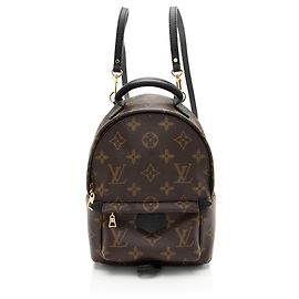 Louis Vuitton Monogram Canvas Palm Springs Mini Backpack Black