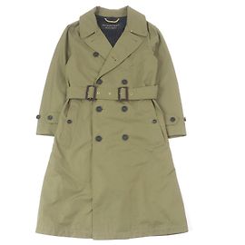 Trench coat de algodón con logo de Burberry
Trench coat de algodón Beige Caqui