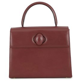 Bolsa de couro Bordeaux Cartier Bordeaux