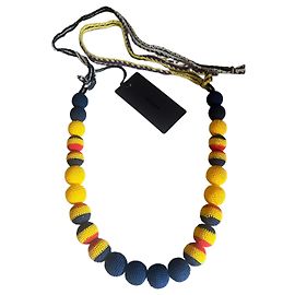Prada Vintage Necklace Runway Fall 2003 Black Red Blue Purple Yellow