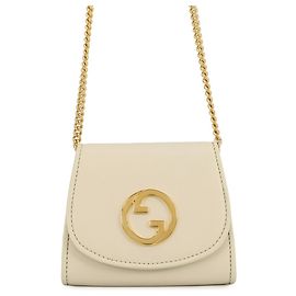 Gucci Blondie Kettenbörse Weiß Aus weiß