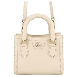 Gucci Bamboo Diana Mini Lederhandtasche Golden Roh