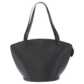 Sac à main Saint Jacques en cuir Epi GM Louis Vuitton Noir