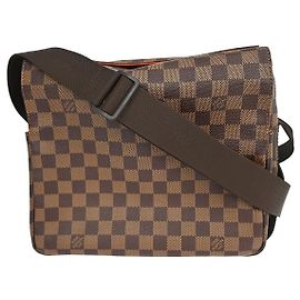 Bolsa de mão Naviglio Damier Louis Vuitton Marrom