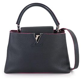 Borsa Capucines PM Louis Vuitton Blu Fuschia