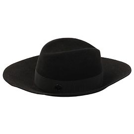 Maison Michel Henrietta Black Felt Hat Small Black