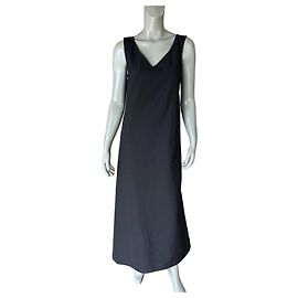 Comme Des Garcons Robe de Chambre Maxikleid Schwarz Schwarz