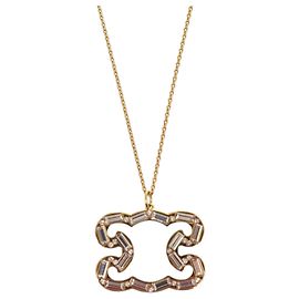 Céline Collana Celine Triomphe Sparkle in oro D'oro