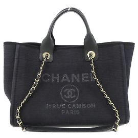 Chanel Deauville Line AS3257 Handbag Black