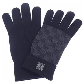 Luvas Quentes Louis Vuitton M70006 Marrom Preto