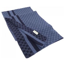 Stola Gucci blu e navy Blu Blu navy