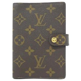 Agenda PM Monogram Louis Vuitton R20005 Marrone