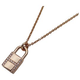 Collar Amulette Cadena Kelly de Hermès Dorado