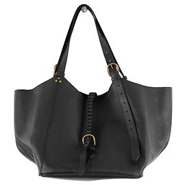 Jerome Dreyfuss Bolsa tote de couro preto Preto