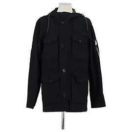 The Kooples Schwarze Baumwolljacke Schwarz