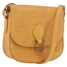LOUIS VUITTON Borsa a Spalla Epi Saint Cloud PM Gialla M52219 LV Auth LNZ331 Giallo