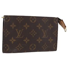 LOUIS VUITTON Monogram Bucket PM Accessory Pouch LV Auth 172490 Monogram