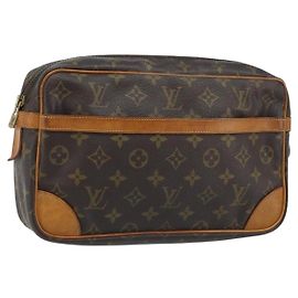 LOUIS VUITTON Clutch Compiegne 28 M51845 LV Auth 173428 Monograma