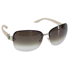 Gafas de sol Christian Dior de plástico Beige Auth hk3578V Beige