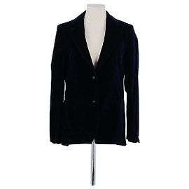 Autre Marque Blazer in cotone blu navy Blu navy