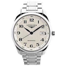 Longines Master Collection L2.793.4 48186073 SS AT Watch with Silver Dial Silvery