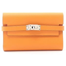 Hermès Hermes Kelly Wallet Medium Verso Orange