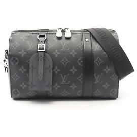 Borsa a Spalla City Keepall Louis Vuitton Marrone Nero