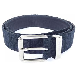 Christian Dior Navy Standard Belt Navy blue