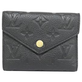 Cartera Victorine en Monogram Empreinte Louis Vuitton Negro