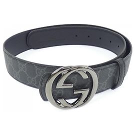Cintura grigia standard Gucci Marrone