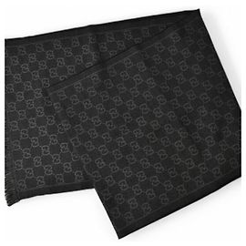 Sciarpa invernale da uomo Gucci Nero